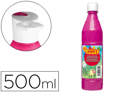 Témpera líquida Jovi escolar 500ml. magenta